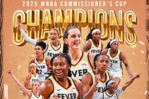 🏆狂热WNBA总裁杯夺冠！克拉克躺冠+躺拿4万多美元🤑